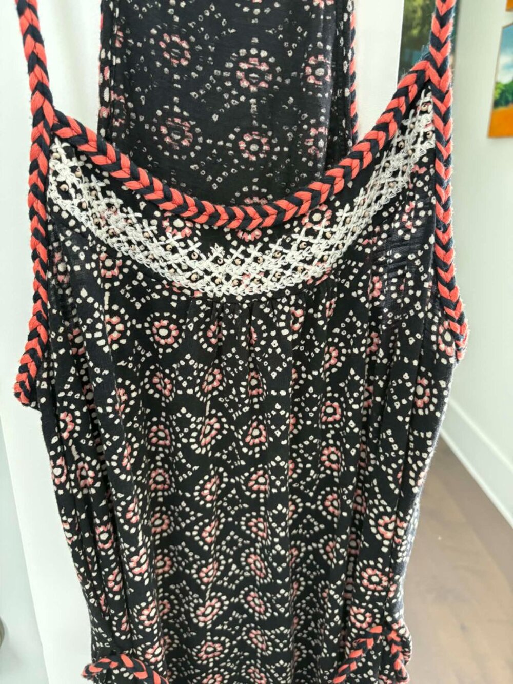 Lucky Brand “Live in Love” Boho Maxi Dress